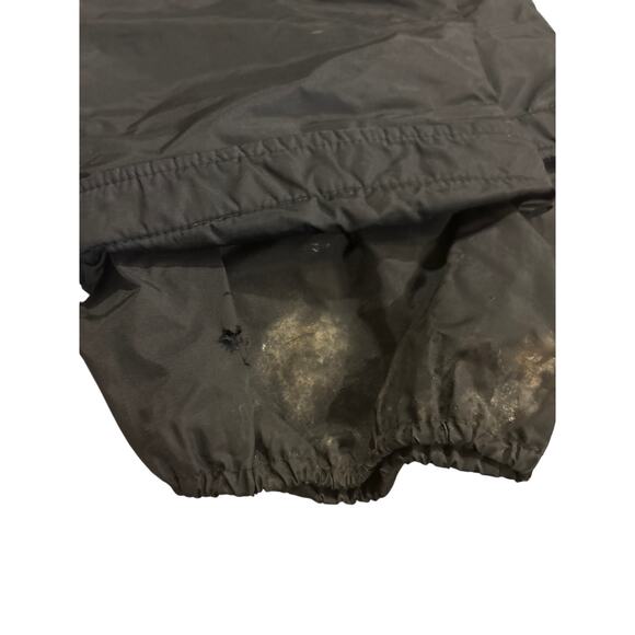 Vintage 70s 80s Ski Bib Snow Rag Bib Suit Pants Black Apres retro Womens 12 - Picture 6 of 6